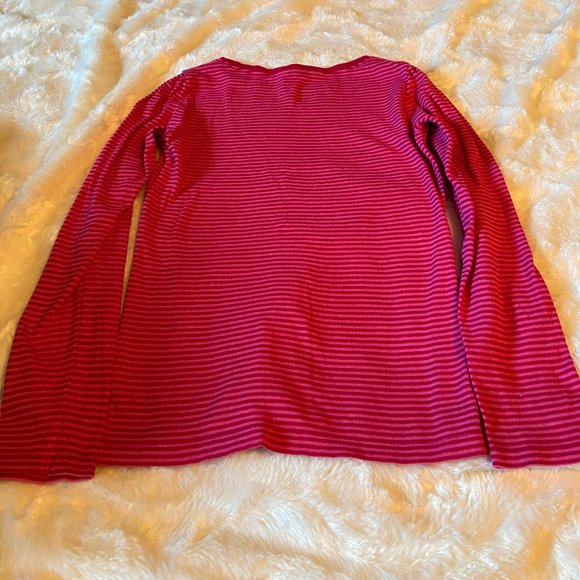3/ $25 Gap Red-striped Shirt Girls Size 8 - Picture 4 of 5